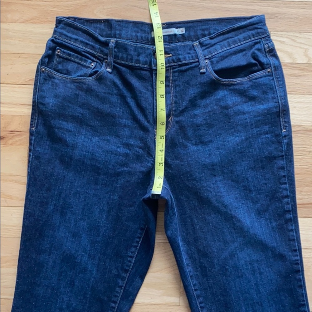Levi’s 515 Bootcut Dark Blue Jeans | Size 12 - Picture 4 of 7